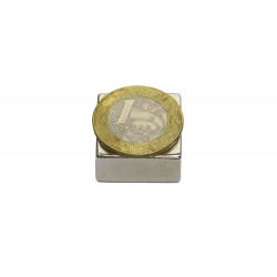 Ímã de neodímio bloco 25,4 x 25,4 x 12,7 mm - N42